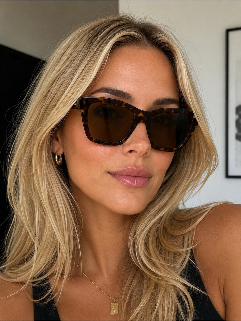 Burberry Brown Tortoise Sunglasses